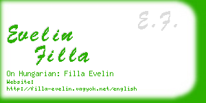 evelin filla business card